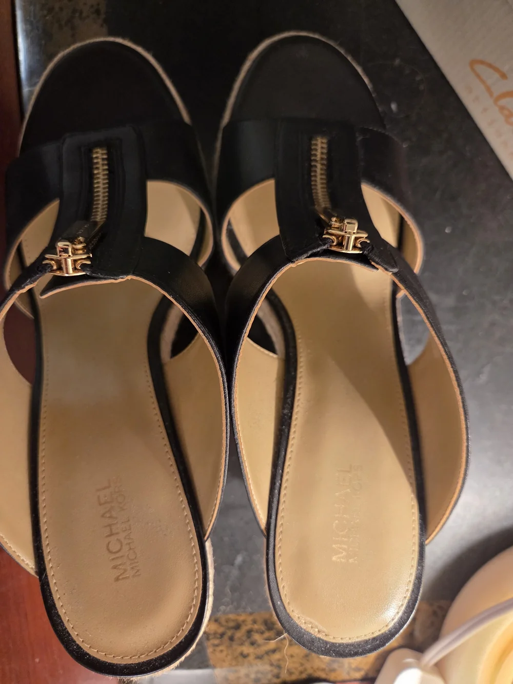 MICHAEL Michael Kors black leather